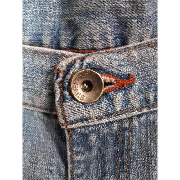 Levi's Silver 34 Baggy Light Wash Denim Classic Men's Casual Outdoor Biker Jeans - Picture 3 of 6